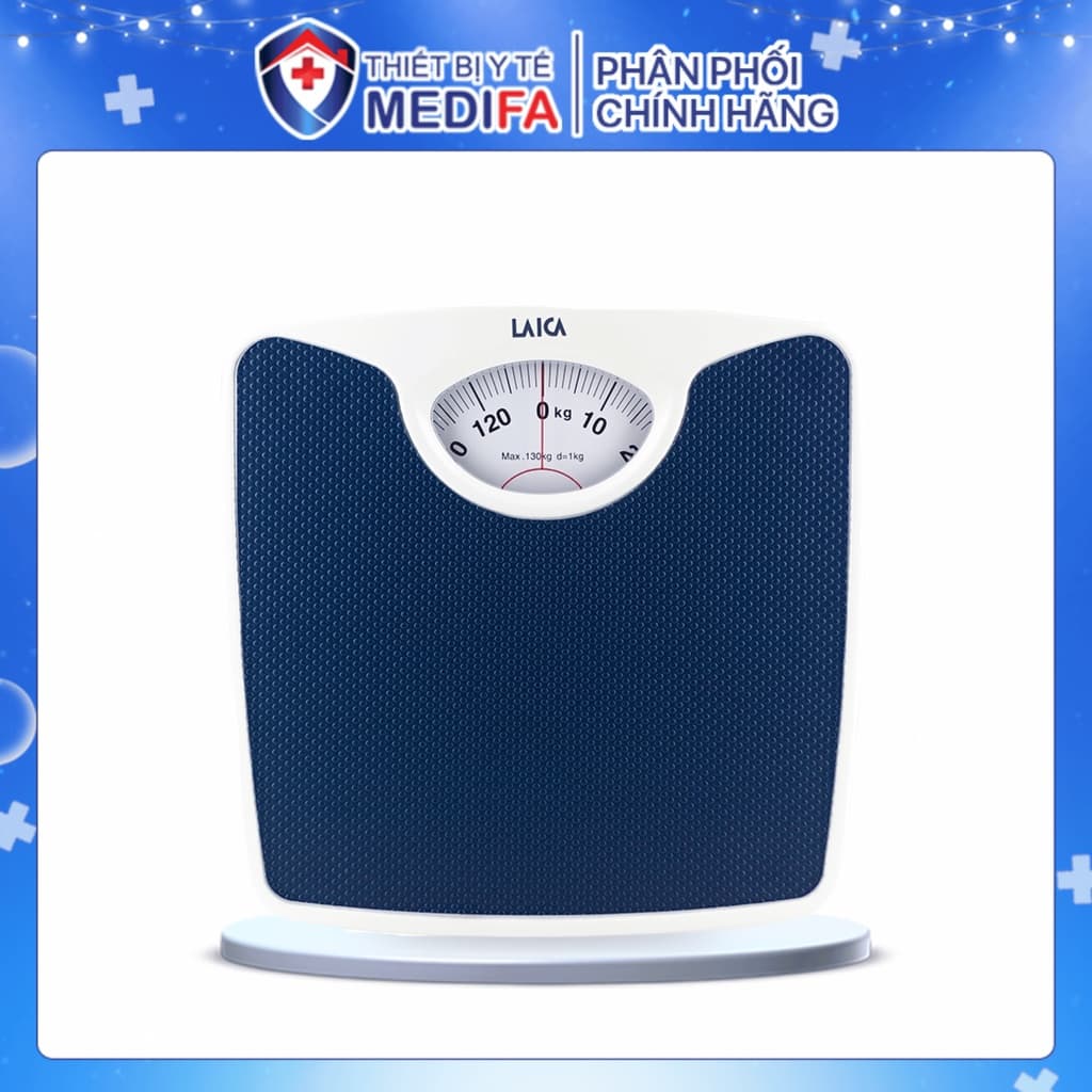 Cân sức khỏe Laica PS2018 Mặt cân màu xanh