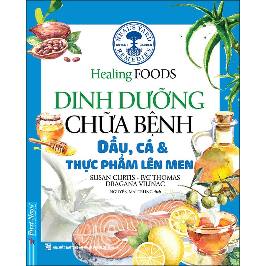 Sách Dinh Dưỡng Chữa Bệnh Dầu Cá & Thực Phẩm Lên Men Tái Bản