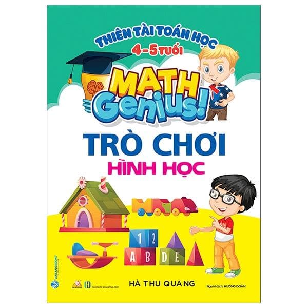 Sách Thiên Tài Toán Học 4 5 Tuổi Trò Chơi Hình Học