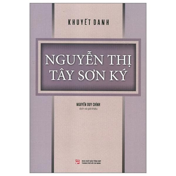Sách Nguyễn Thị Tây Sơn Ký