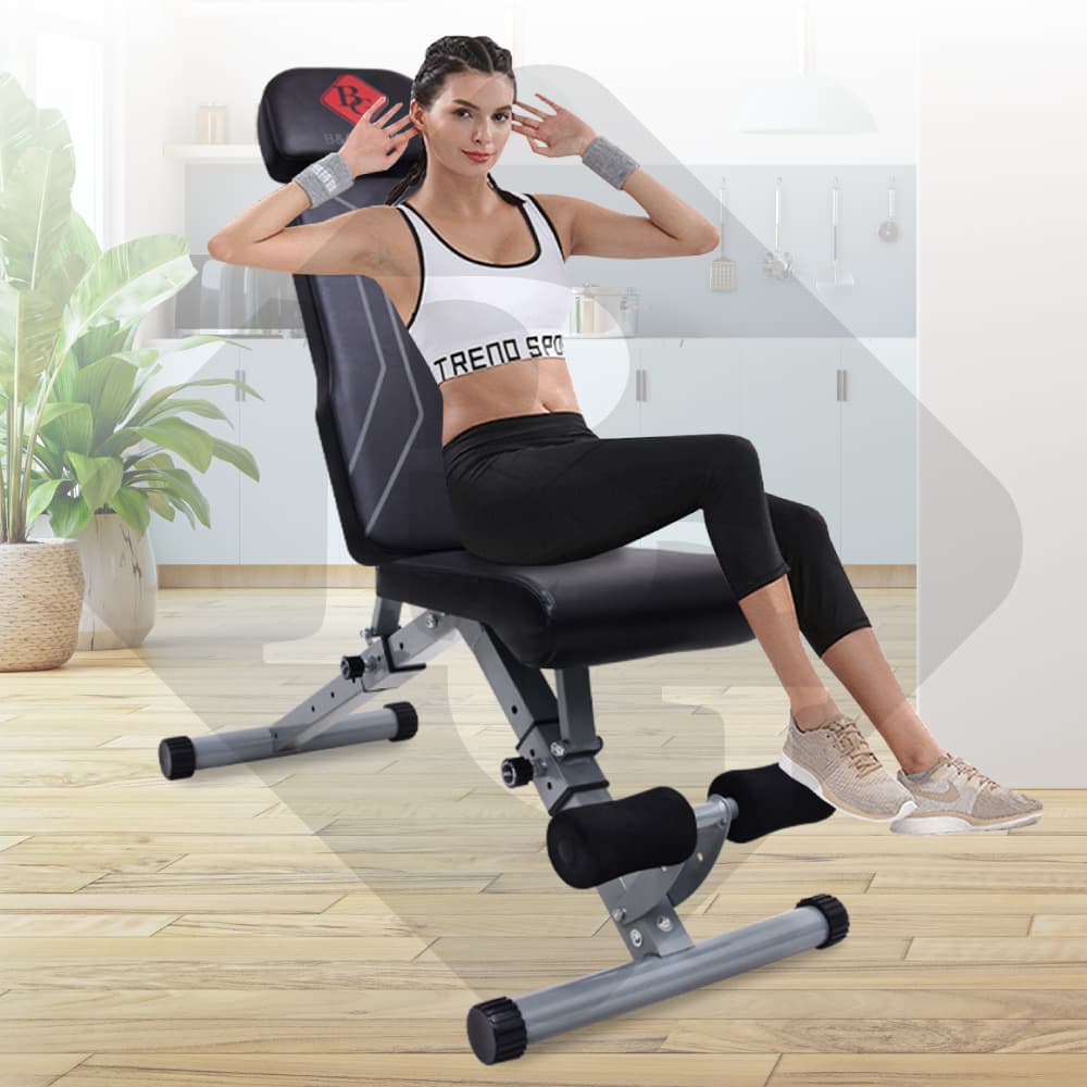 BG Ghế tập tạ đa năng Ghế gập bụng chống đẩy tập gym đa năng có thể gấp lại Có thể điều chỉnh DUMBBELL BENCH hàng nhập khẩu