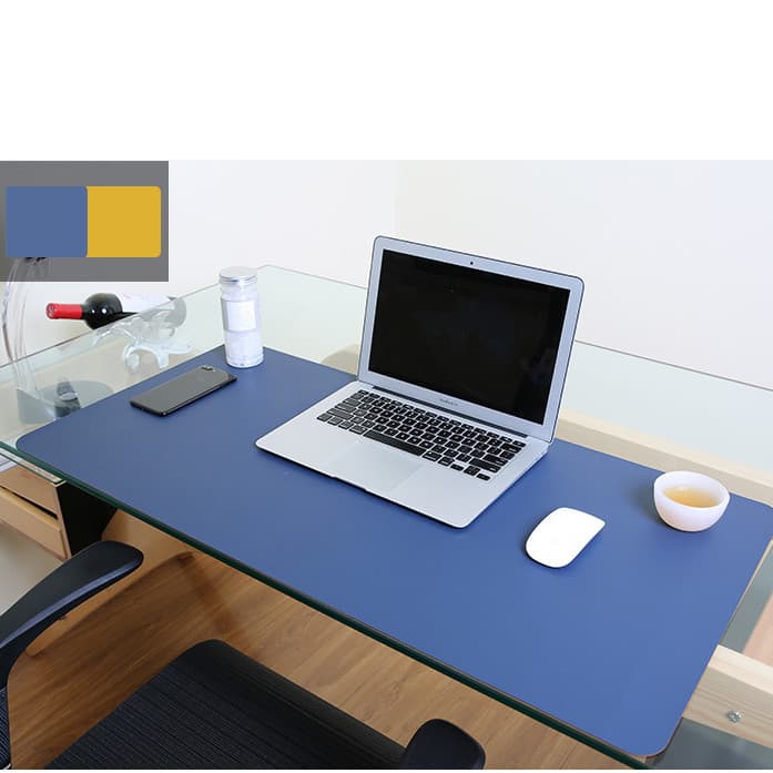 Lót Chuột Da Đa Năng Siêu Lớn 8040cm Cobalt Vàng