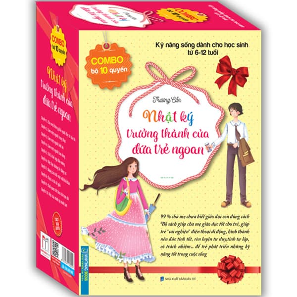 Combo Bộ 10 Cuốn Nhật Ký Trưởng Thành Của Đứa Trẻ Ngoan Hộp