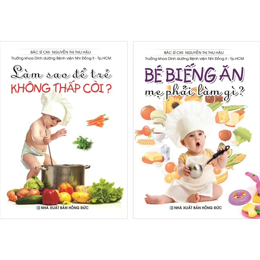 Combo 2 Cuốn Bé Biếng Ăn Mẹ Phải Làm Gì Làm Sao Để Trẻ Không Thấp Còi.