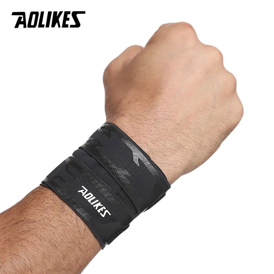 Băng quấn bảo vệ cổ tay AOLIKES YE 7930 Sport wrist protector Black