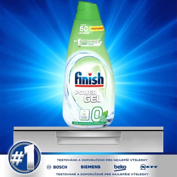 HCM Gel rửa chén bát Finish Eco 0 900ml chai