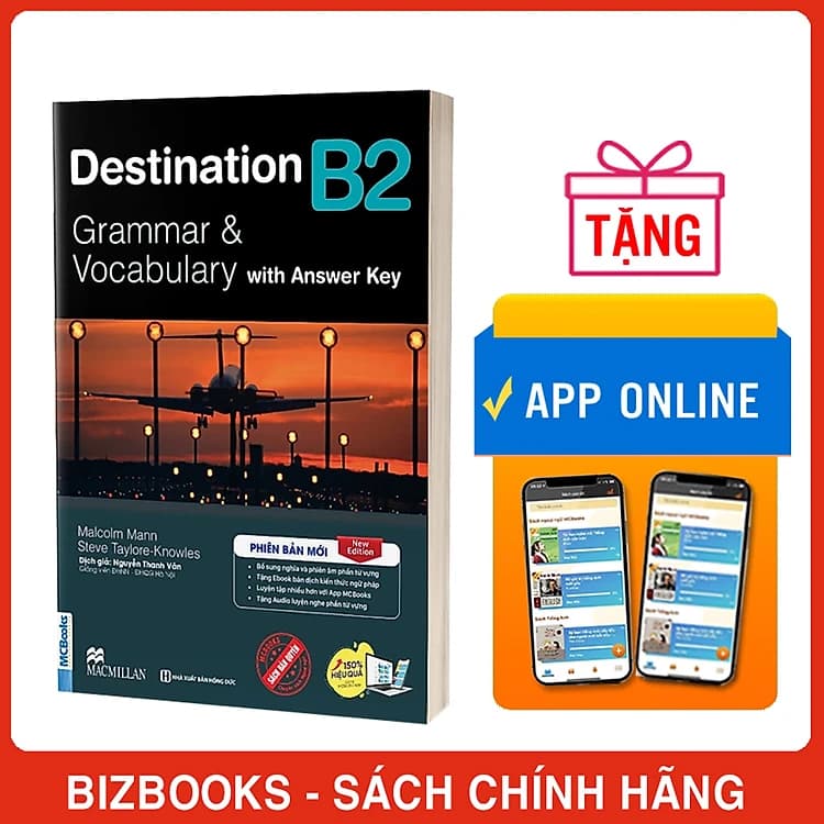 Destination B2 Grammar and Vocabulary Kem Đap An Tặng Audio và bài tập thực hành MCBooks