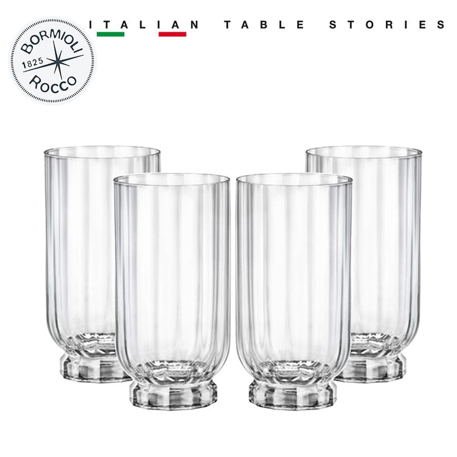Bộ 4 ly thủy tinh cao cấp Florian 430ml Bormioli Rocco Italy