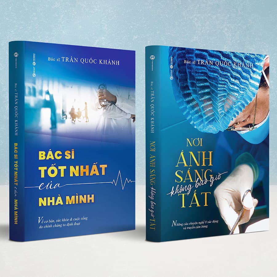 Combo Bộ 2 Cuốn Bác Sĩ Tốt Nhất Của Nhà Mình Nơi Ánh Sáng Không Bao Giờ Tắt Bản Đặc Biệt Bìa Cứng