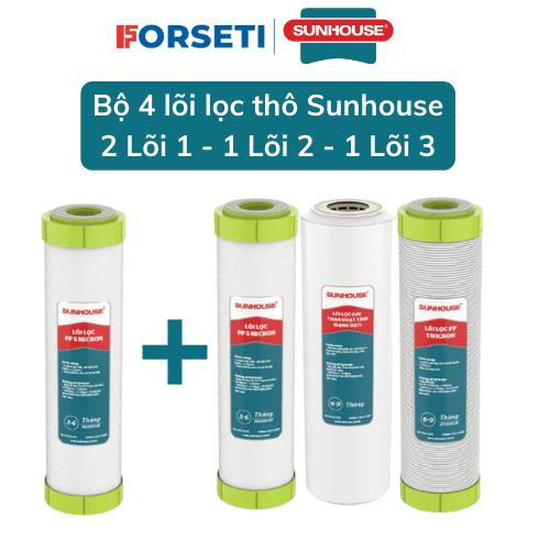 Combo 1 bộ 123 1 lõi số 1 Sunhouse SHLL tổng 4 lõi Bộ 4 lõi 1231