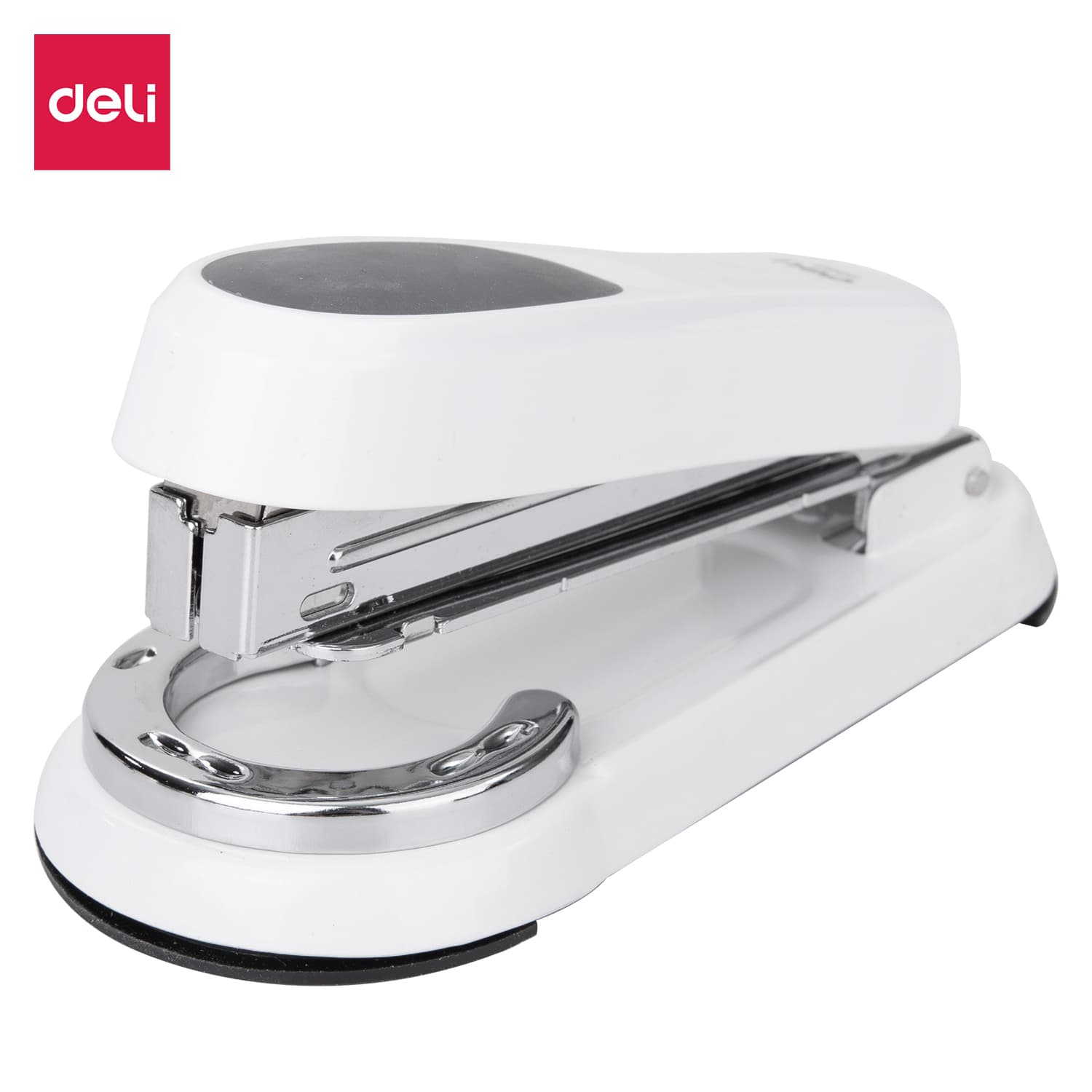 Dập Ghim Xoay Chiều Deli E0333 25 Trang Màu Trắng