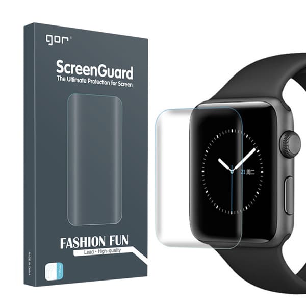Dán màn hình dành cho Apple Watch Series 654 3D full GOR Hộp 2 miếng Hàng Nhập Khẩu Clear 44mm