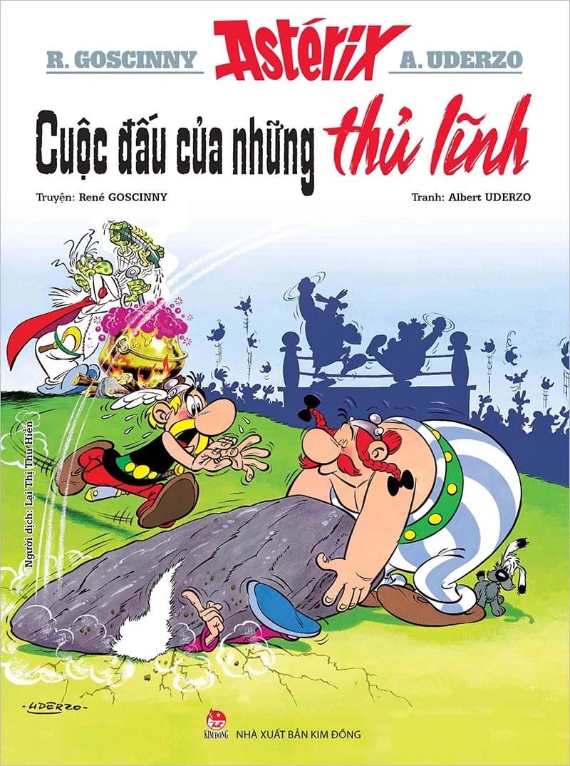 Truyện tranh Pháp Những cuộc phiêu lưu của ASTÉRIX Đấu sĩ ASTÉRIX ASTÉRIX và người GOTH Chuyến đi vòng quanh xứ GAULE của ASTÉRIX Chiếc liềm vàng Vùng đất thần thánh Làm lính La Mã .. Cuộc đấu của những thủ lĩnh