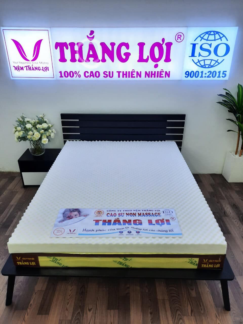 NỆM CAO SU NON MASSAGE THẮNG LỢI VỀ SỤT LÚN ĐỦ SIZE TỪ 1m 2.2m 100x200x15cm Nệmcombo quà 7 món