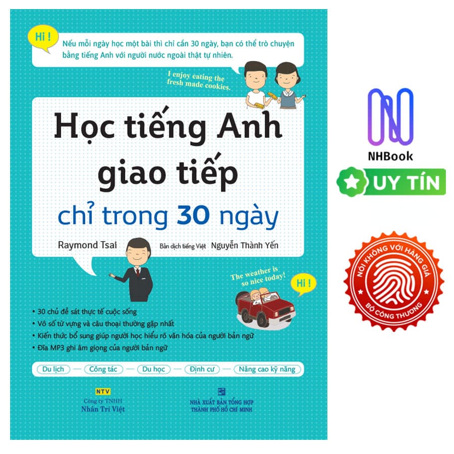 Sách Học Tiếng Anh Giao Tiếp Chỉ Trong 30 Ngày Tặng Kèm Bút