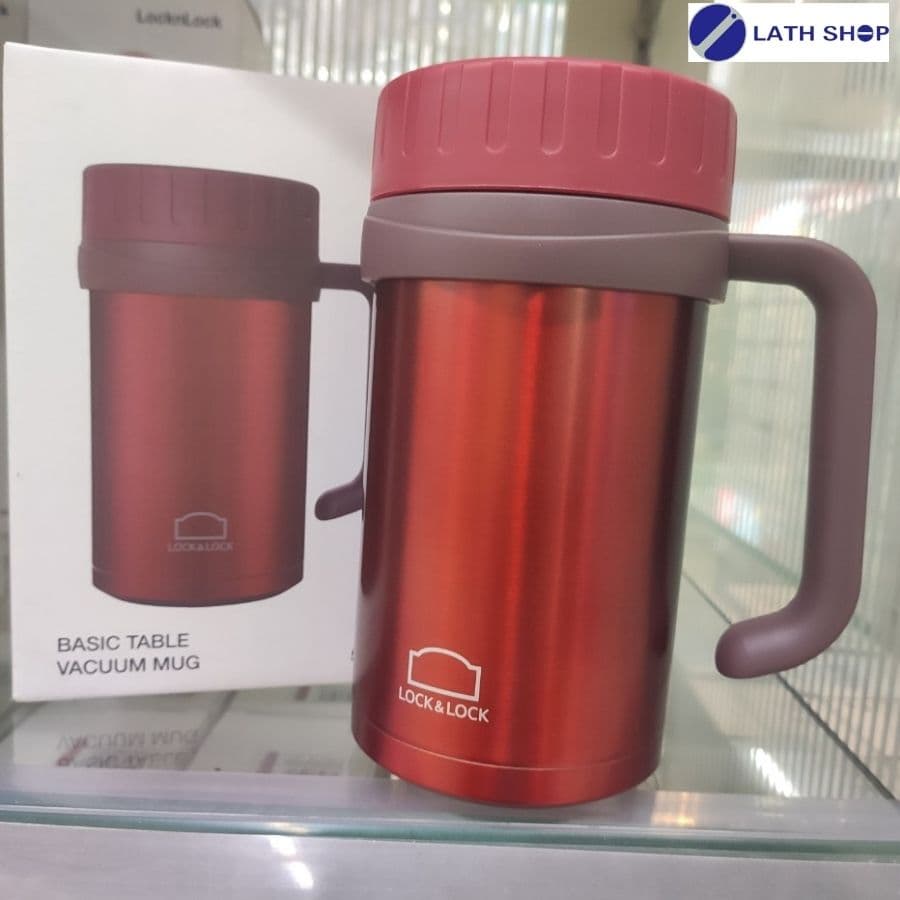 Cốc Giữ Nhiệt Basic Table Mug Lock&Lock LHC9002 500ml Đỏ
