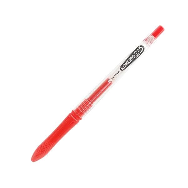 Bút Gel Zebra Kokoro 0.5mm KOKORO RD Mực Đỏ