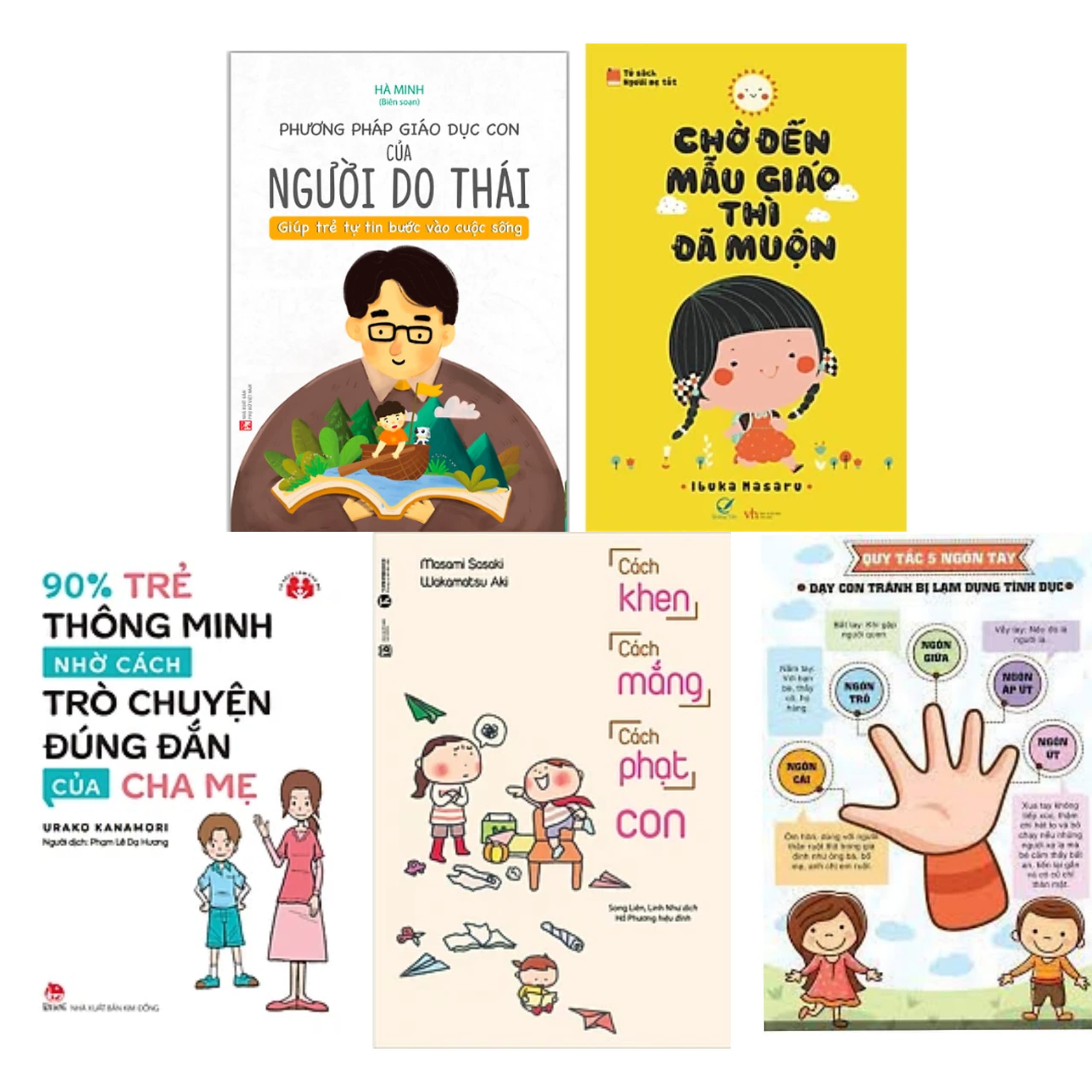 Combo Sách Nuôi Dạy Trẻ Phương Pháp Giáo Dục Con Của Người Do Thái Chờ Đến Mẫu Giáo Thì Đã Muộn 90 Trẻ Thông Minh Nhờ Cách Trò Chuyện Đúng Đắn Của Cha Mẹ Cách Khen Cách Mắng Cách Phạt Con Poster An ToànTủ Sách Người Mẹ Tốt