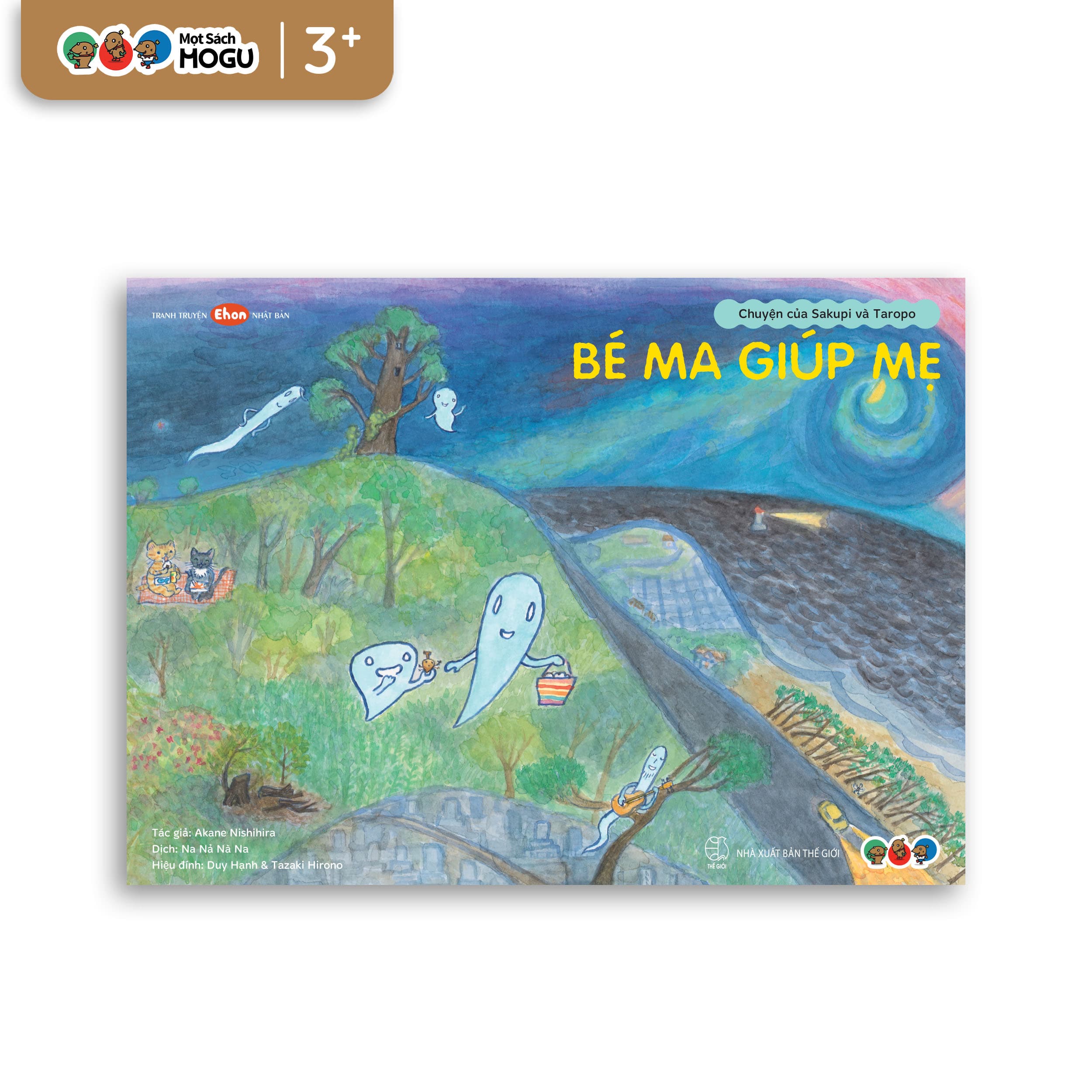 Truyện Ehon bé 3 4 5 tuổi Bé ma giúp mẹ