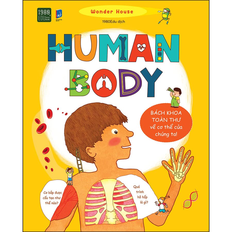 Sách Human Body Bách Khoa Toàn Thư Về Cơ Thể Chúng Ta Bìa Cứng