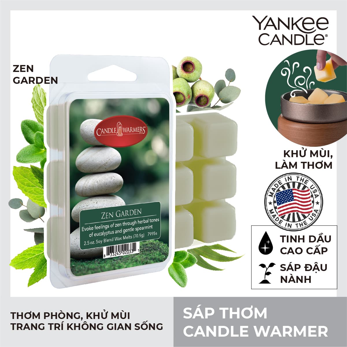 Sáp thơm Candle Warmer Zen Garden