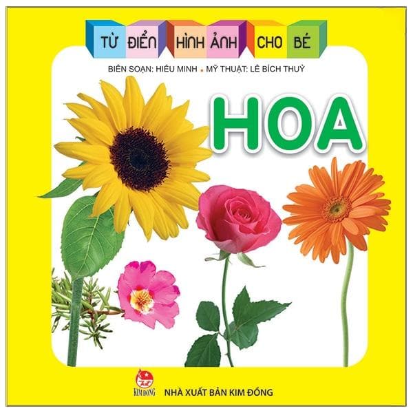 Sách Từ Điển Hình Ảnh Cho Bé Hoa Tái Bản 2019