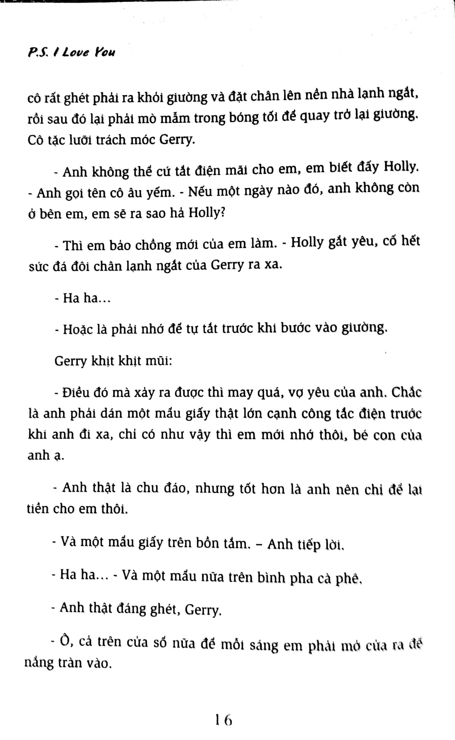 Sách P.S. I Love You Tái Bút Anh Yêu Em