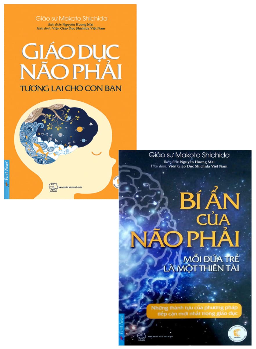 Combo Bí Ẩn Của Não Phải Giáo Dục Não Phải Tương Lai Cho Con Bạn Bộ 2 Cuốn