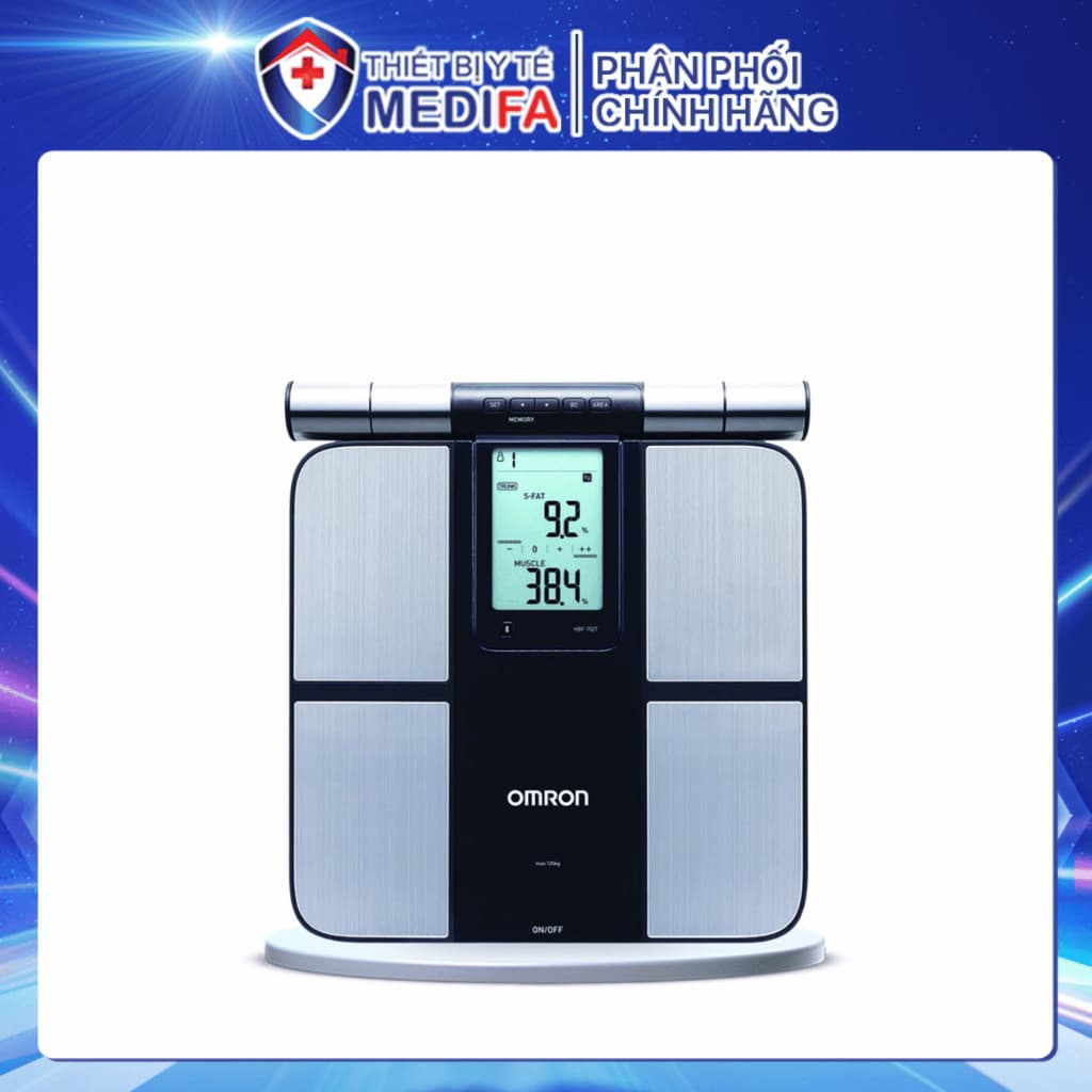 Máy Đo Thành Phần Cơ Thể OMRON HBF 702T Cao cấp Kết Nối Điện Thoại Thương Hiệu Nhật Bản
