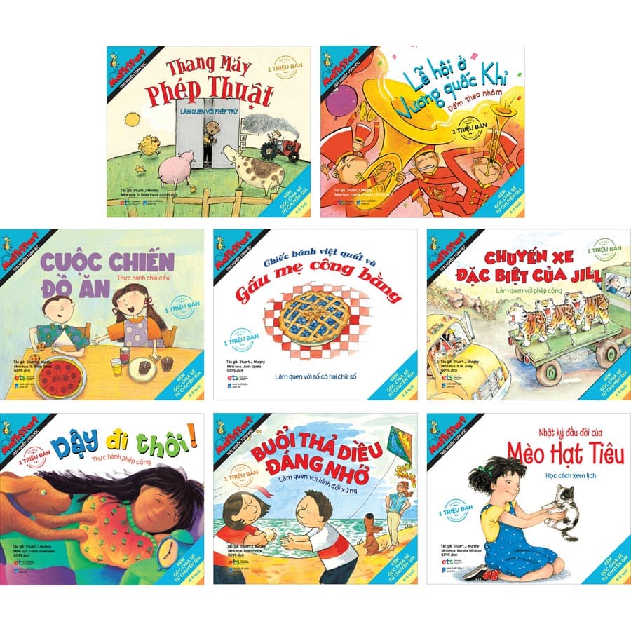 Combo 8 Cuốn Mathstart Trải Nghiệm Toán Học
