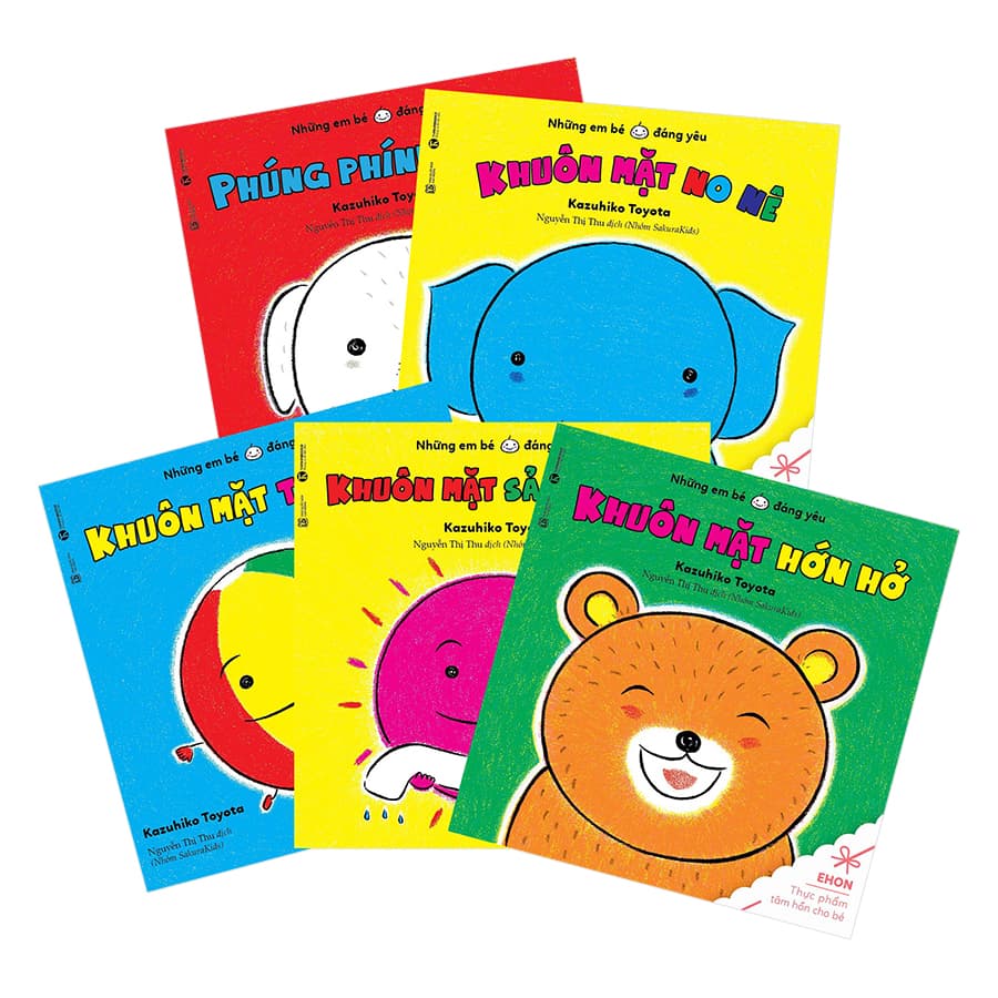 Combo bộ Em là em bé hạnh phúc những em bé đáng yêu trọn bộ 5 tập