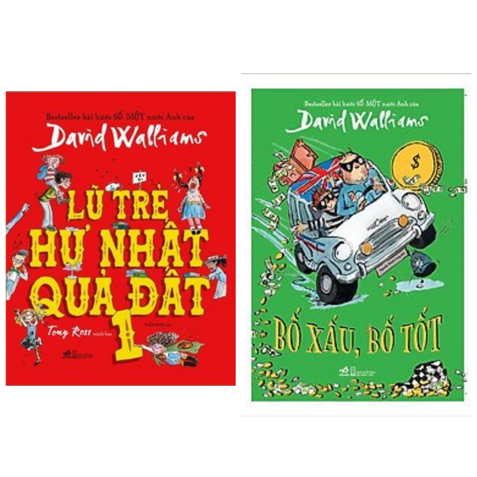 Combo sách thiếu nhi hài hước bán chạy Lũ Trẻ Hư Nhất Quả Đất Bố Xấu Bố Tốt