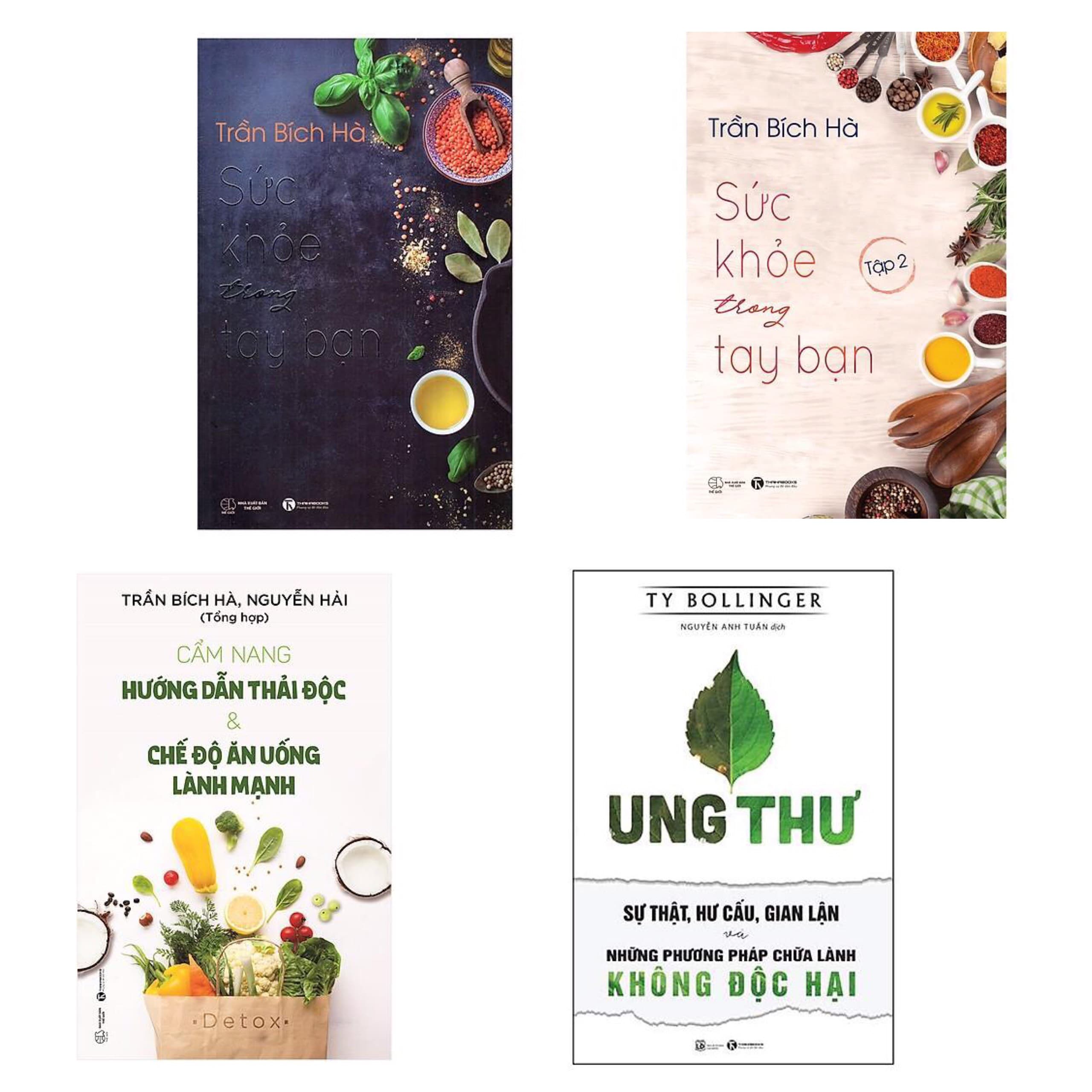 Combo 4 Cuốn Sách Chăm Sóc Sức Khỏe Sức Khỏe Trong Tay Bạn Tập 1 Sức Khỏe Trong Tay Bạn Tập 2 Cẩm Nang Hướng Dẫn Thải Độc & Chế Độ Ăn Uống Lành Mạnh Ung Thư Sự Thật Hư Cấu Gian Lận Và Những Phương Pháp Chữa Lành Không Độc Hại