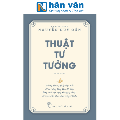 Thu Giang Nguyễn Duy Cần Thuật Tư Tưởng Tái Bản 2021