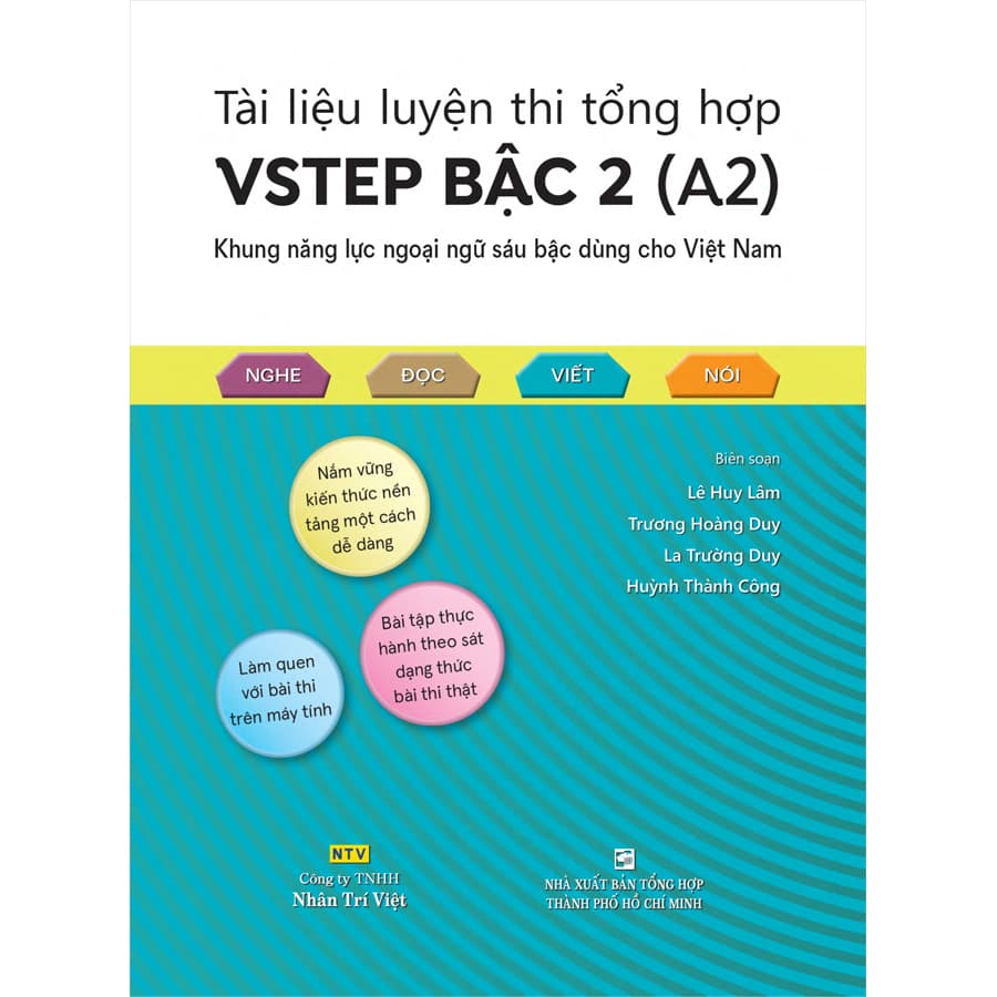 Sách Tài Liệu Luyện Thi Tổng Hợp VSTEP Bậc 2 A2 Khung Năng Lực Ngoại Ngữ Sáu Bậc Dùng Cho Việt Nam