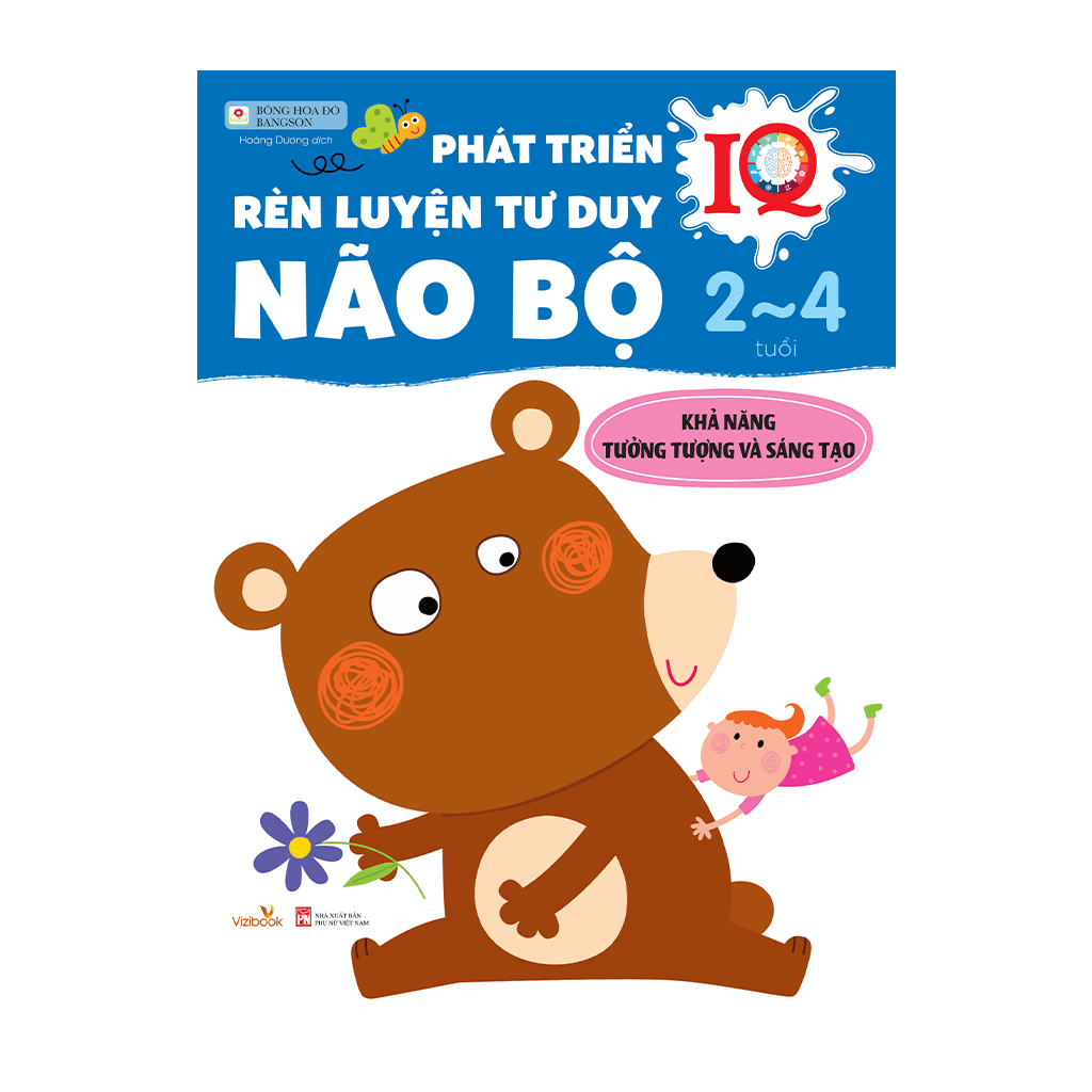 Sách Phát triển IQ rèn luyện tư duy não bộ IQ1