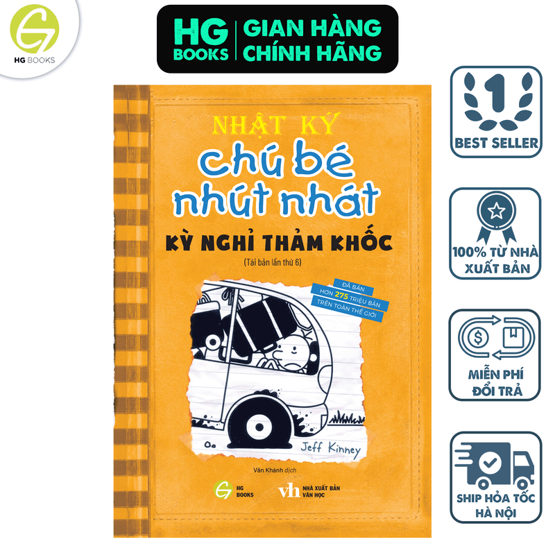 Nhật Ký Chú Bé Nhút Nhát Tập 9 Kỳ Nghỉ Thảm Khốc phiên bản Tiếng Việt