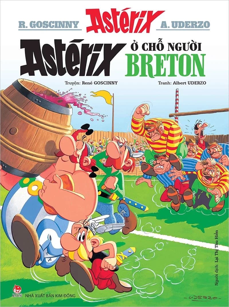 Truyện tranh Pháp Những cuộc phiêu lưu của ASTÉRIX Đấu sĩ ASTÉRIX ASTÉRIX và người GOTH Chuyến đi vòng quanh xứ GAULE của ASTÉRIX Chiếc liềm vàng Vùng đất thần thánh Làm lính La Mã .. Astérix ở chỗ người Breton