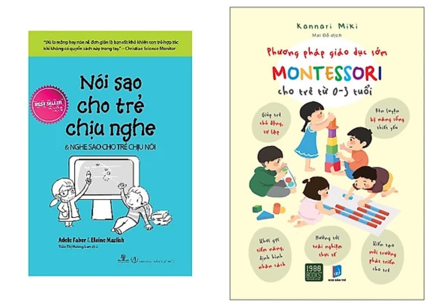 Combo 2Q Nói Sao Cho Trẻ Chịu Nghe Nghe Sao Cho Trẻ Chịu Nói Tái Bản Phương Pháp Giáo Dục Sớm Montessori Cho Trẻ Từ 0 3 Tuổi