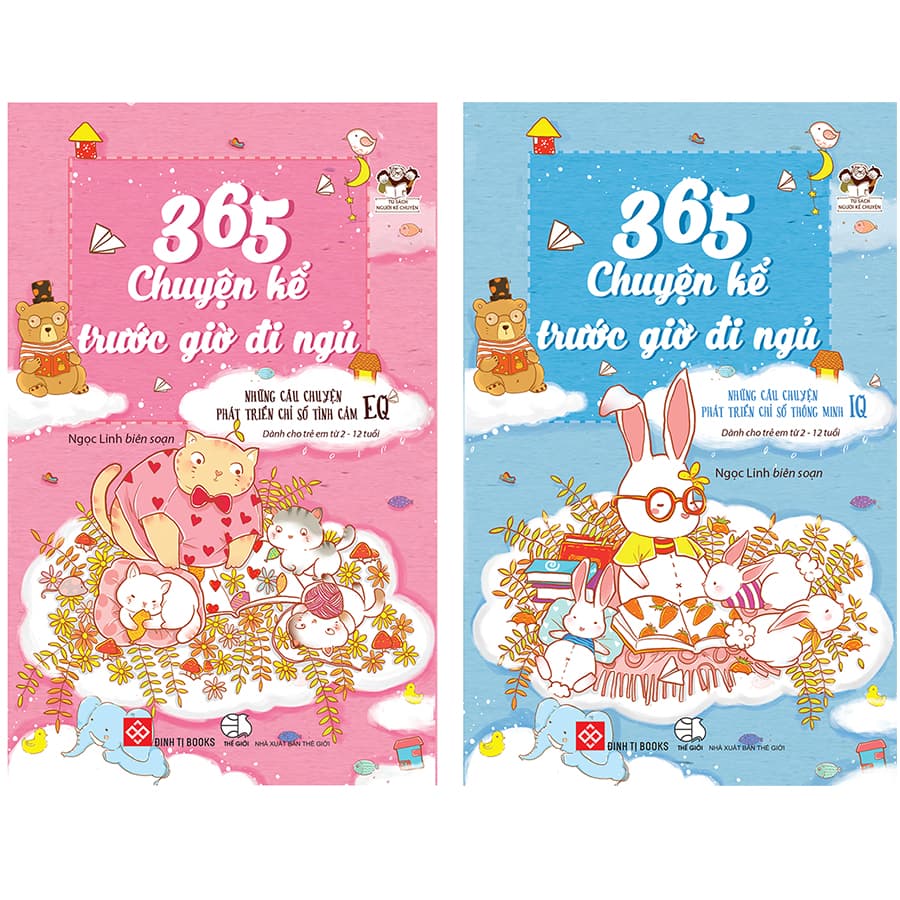 Combo 365 Chuyện Kể Trước Giờ Đi Ngủ Bộ 2 Cuốn Tái bản 2018