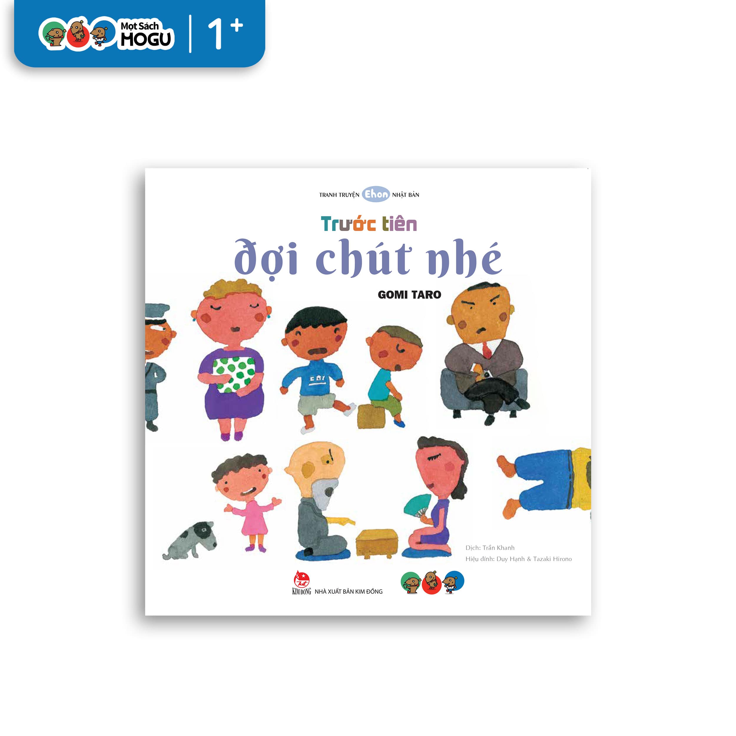 Truyện Ehon bé 3 4 5 tuổi Trước tiên đợi chút nhé