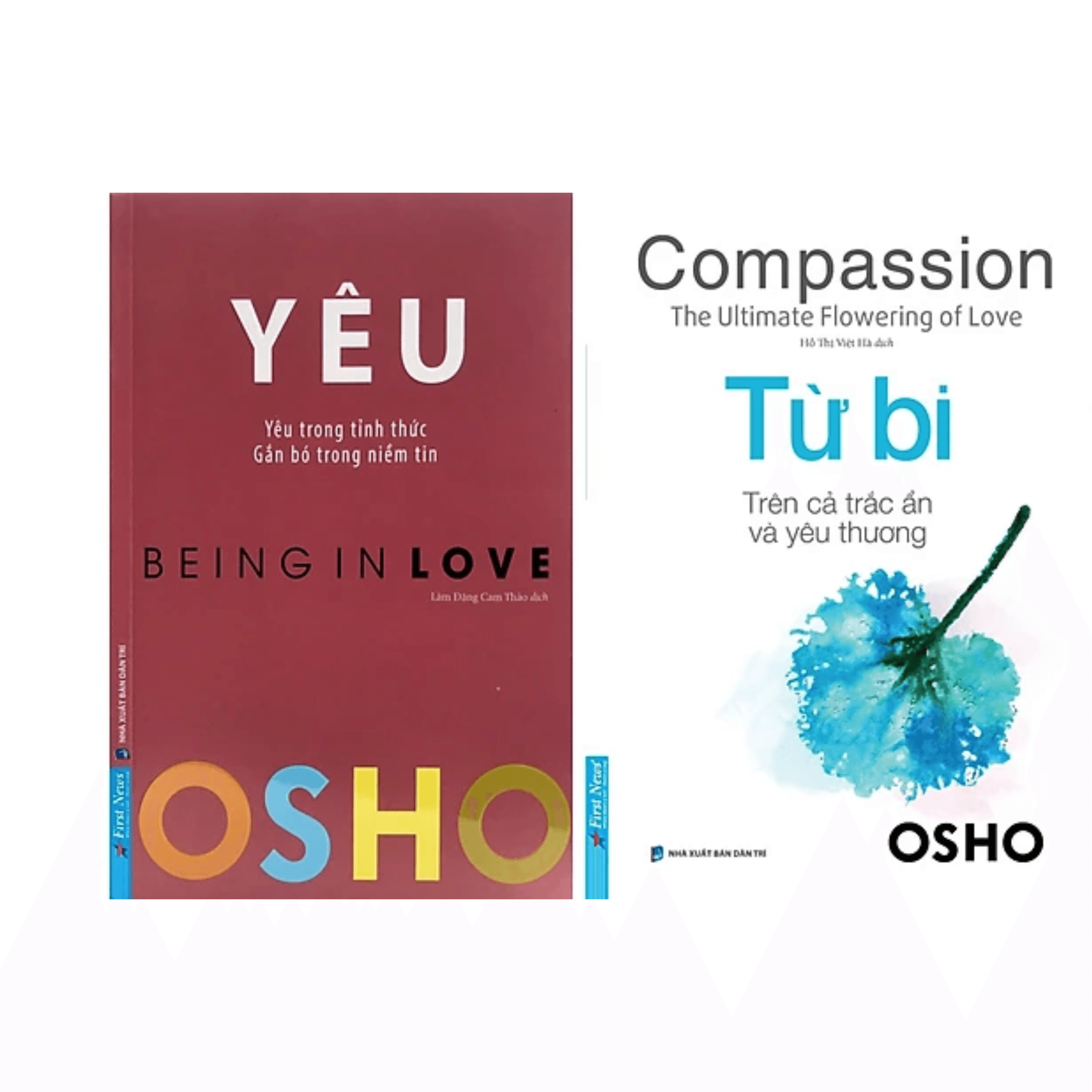 Combo 2Q Osho Sách Tôn Giáo Tâm Linh Osho Yêu Being In Love Osho Từ Bi