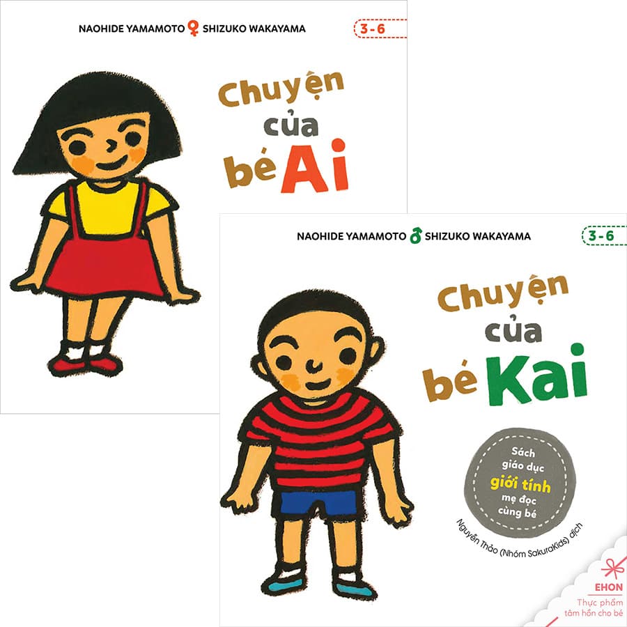 Combo 2 Cuốn Chuyện Của Bé Ai Chuyện Của Bé Kai Sách Giáo Dục Giới Tính Mẹ Đọc Cùng Bé 3 6