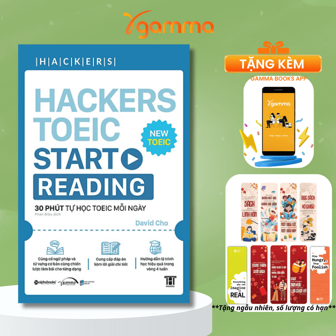 Sách Hackers Toeic Start Reading 30 Phút Tự Học TOEIC Mỗi Ngày
