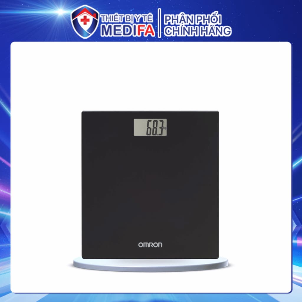 Cân Sức Khoẻ Điện Tử Mặt Kinh Cường Lực Omron HN 289 Màu xanh hoặc đen Ngẫu nhiên