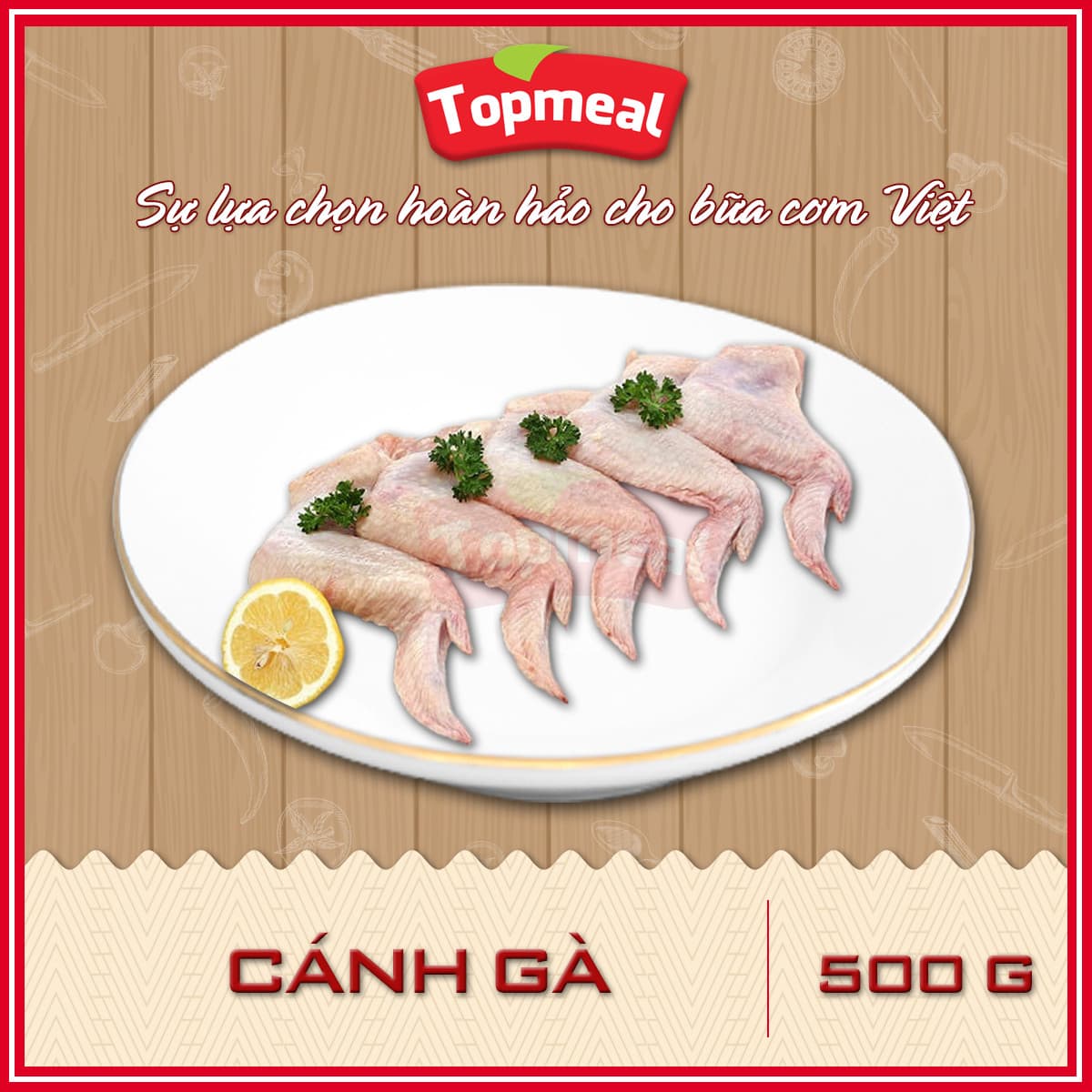 HCM Cánh gà 500g Thích hợp với các món chiên món chiên sốt cay hấp nướng ... Giao nhanh TPHCM