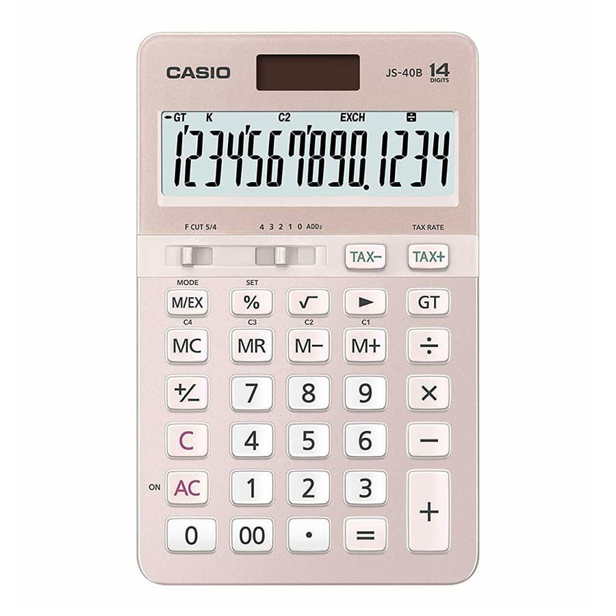 Máy Tính Để Bàn Casio JS 40B PK Hồng