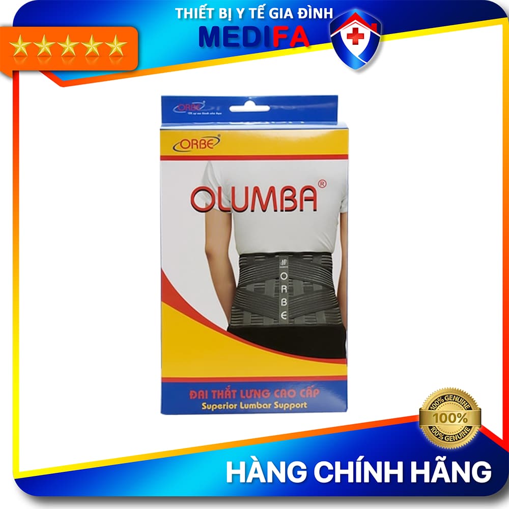 Đai Thắt Lưng Orbe Olumba Ghi Size L