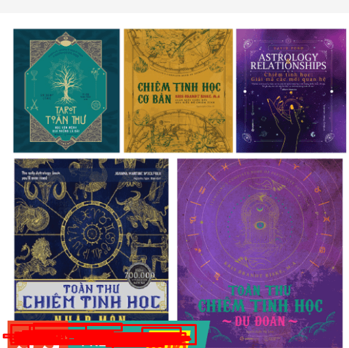 Combo 5Q Toàn Thư Chiêm Tinh Học Chiêm Tinh Học Giải Mã Chiêm Tinh Học Cơ Bản Chiêm Tinh Học Dự Đoán Tarot Toàn Thư