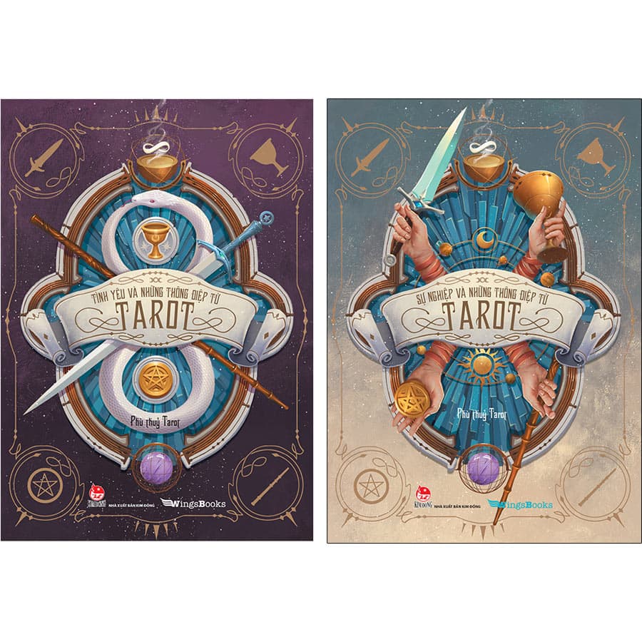 Combo 2 Cuốn Sách Những Thông Điệp Từ Tarot Tình Yêu Và Sự Nghiệp